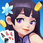 蓝月棋盘牌